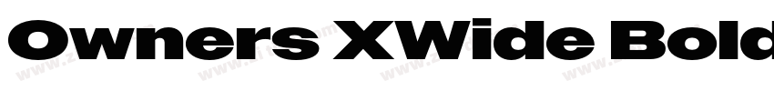 Owners XWide Bold字体转换